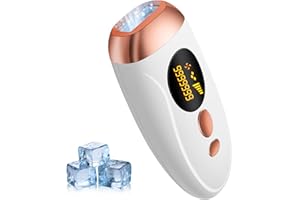 OWNICEE IPL Geräte Haarentfernung mit Kühlfunktion, Schmerzfreie Laser Haarentfernung mit 5 Energiestufen, 999.999 Lichtimpulse, Haarentfernungsgerät für Damen & Herren, Gesicht, Körper, Bikini, Achseln