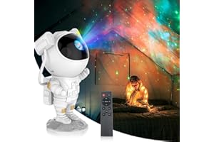 SFOUR Star Projector,Galaxy Night Light,Astronaut Starry Nebula Ceiling LED Lamp with Timer and Remote, Gift for Kids Adults for Bedroom, Birthdays,Christmas, Valentine's Day (White)
