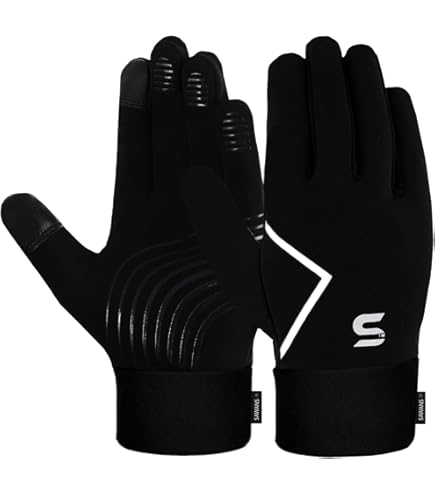 Gants Velo Enfant Gants Vélo Enfant Decathlon Long Keeper U2013 Gants De Cyclisme Sports Foot VTT Moto Cross Course BMX à Doigts Complets Mitaine Avec Grip En Silicone Pour Enfant Garçon Fille