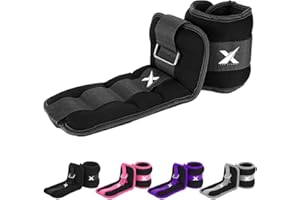 XN8 SPORTS Xn8 Neoprene Ankle Weights Strap 0.5kg-3kg Pair, Legs Weight For Running, Jogging, Walking, Aerobics, Fitness Exercise, Gymnastics, Workout, Pair of Ankle Weights for Men & Women