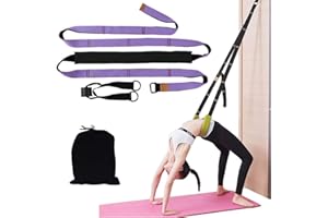 Price Xes Waist Back Bend Assist Trainer, Door Flexibility & Yoga Stretching Leg Stretcher Strap w/Door Anchor, Ligament Back Posture Corrector Workout Pilates Ballet Dancing Gymnastics Cheerleading