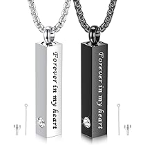 Shajwo Collana Con Urna A Forma Di Punta Di Freccia Per Ceneri – Gioiello Crematorio In Acciaio Inox Per Donna E Uomo, Impermeabile, Regalo Commemorativo - 2