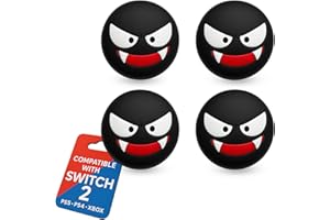 MatoSan Lot de 4 capuchons de joystick - Accessoires pour Switch 2 - Capuchons ergonomiques pour une meilleure prise en main et précision - Capuchons de pouce de jeu pour manette (version 4)