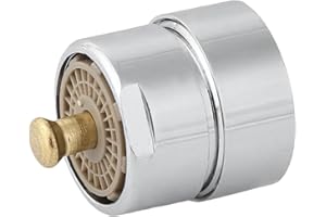 Gazechimp Mousseur Bec Robinet en Acier Inox Economisé de L'eau avec Bouton Stop/Commence pour Cuisine Salle de Bain