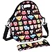 Produktbild Lunch Taschen,Coofit Neopren Lunchtasche Kühltasche Wiederverwendbare Wasserdicht Isoliert Picknicktasche für Kinder,Mädchen,Frauen (Owl)