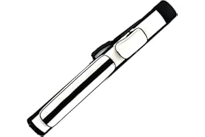 ‎BILMAG BILMAG Billard Queue Köcher Tasche Queueköcher Queuetasche, Cue Grand, Weiß - Schwarz, 2/2, 87cm