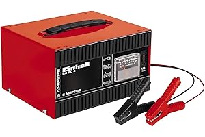 Einhell Cargador de baterías CC-BC 5(p. baterías de 16-80 Ah, 12 V tensión carga)