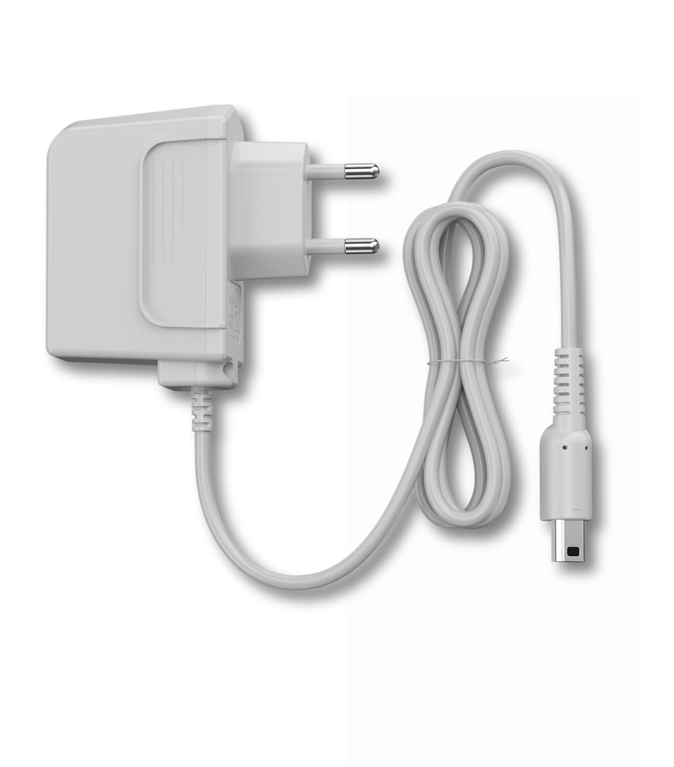 FLLAGG20 | 1 x oplader compatibel met Nintendo 3DS, DSi, 2DS, 3DS XL, 2DS XL | EU-stekker, kabel 1 m | ingang 100-240 V, uitgang 4,6 V 350 mAh | geschikt voor onderweg oplader power adapter