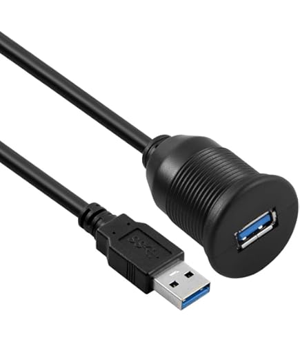 1m Encastré Usb 3.0 Dock Voiture Bateau Tableau De Bord De