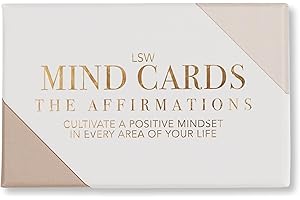 LSW London Affirmation Cards for Growth & Positive Mindset | 50 Daily Manifests - Confidence, Career, Health, Relationships & Gratitude | Mindfulness for Women & Men