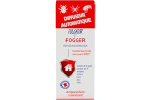 FULGATOR - Insecticide FOGGER Antiparasitaire – Efficacité testée contre gale, punaises de lit, araignées, acariens, puces, poux, mites et larves - Sans odeur – Fabriqué en France - 100 ml