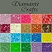 500 3mm Diamante Candy Coloured Pastel Neon Rhinestone Nail Body Art Gems - Choose you colour (5 - Red)
