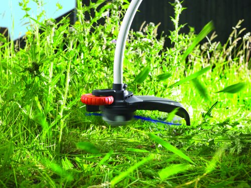 Black+Decker 800W Elektro-Motorsense GL8033 mit E-Drive Technologie, Kantenschnittfunktion, 6 Hochleistungsfäden, schwarz orange - 9