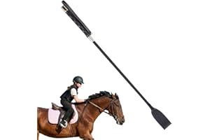 Goowafur Frustino da Equitazione,Frustino da Equitazione con Impugnatura Antiscivolo | Frustino da Equitazione Stabile e Durevole per Attrezzi da Corsa