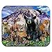 Produktbild Mauspad Mount Rainier National Park Washington, WA, Tiere Bär, Fuchs, Cougar, Hirsch, Wolf, flaches Mauspad, 25 x 30 cm