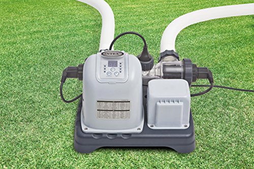 Intex 128670GS Salzwassersystem Krystal Clear ECO 8220G, grau - 2