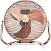 Produktbild Retro Windmaschine / Ventilator im Kupfer-Design (Retro-Stil) | Standventilator 50cm | Leistungsaufnahme 120W | hoher Luftdurchsatz | Bodenventilator