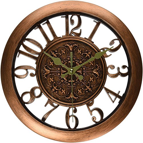 Foxtop Vintage Reloj de Pared Silencioso Decoración Para el Hogar, 28