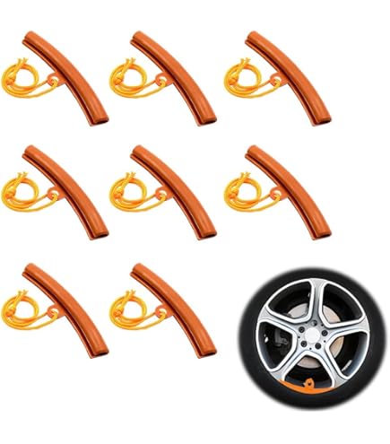 Protezioni Per Cerchioni In Gomma - Kit Di 6 Per Cambio Pneumatici Auto E Moto - Foto 3