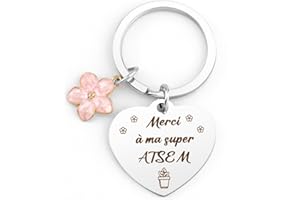 Karyllena Cadeau Professeur Porte Clef Cadeau Maitresse D Ecole Fin D Annee Cadeau Atsem Cadeau Directrice D'école Fin D'année Cadeau Maître D'école Fin D'année Idée Cadeau Assistante Maternelle