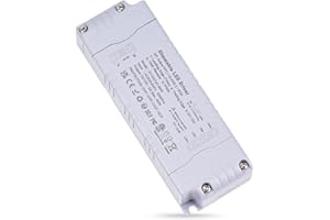 REYLAX Trasformatore LED 12V 60W Dimmerabile Triac & 0-10V&1-10V & PWM & Resistenza da 100k Alimentatore 12V 5A di Tensione Costante Driver LED AC 220V to DC Trasformatori di Bassa Tensione