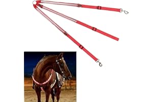 BININBOX Collier de Plastron de Cheval à LED,Réglable Harnais de Cheval,Chevaux Ceinture de Cou Équipement de Sécurité Équestre,Visibilité et Sécurité Accrues pour L'équitation de Nuit