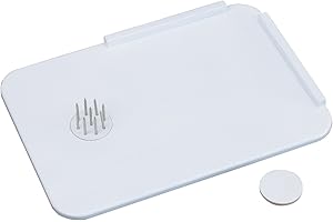 Homecraft Plastic Spread Board with Spikes (Eligible for VAT Relief in the UK) Tray with L Shaped Corner, Stainless Steel Spikes Hold Food in Place, Cut & Spread, Adaptive Kitchen Aid for One Hand Use