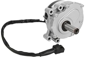 Aoutecen Leichter Rollstuhlmotor, 19 X 17 X 15, Metall-Elektrorollstühle, Bürstenmotor, Zubehör, 75 U/min, 24 V, 250 W, My1016z für Unite