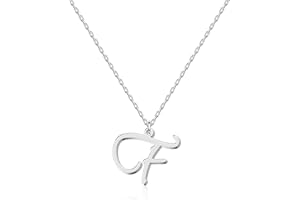 UMAGICBOX Collier Pendentif lettre initiale Personnalisée pour Femmes, Plaqué Or 18K - Longueur Ajustable, Élégant et Résistant à la Décoloration, Cadeau Parfait pour Anniversaire, Noël - Collection Alphabet