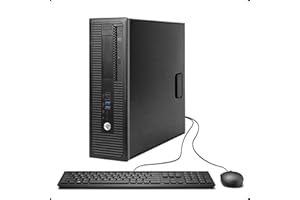 HP EliteDesk 800 G1 SFF Business haute performance ordinateur de bureau PC (Intel Core i5 4570 3,2 G, 16 Go de mémoire RAM DDR3, disque dur de 2 To, DVDROM, HDMI, Win 10 Pro) (certifié