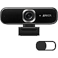 Anker PowerConf C300 Smart Full HD Webcam, mit Mikrofon, AI Framing & Autofokus, 1080p, 60 FPS Geräuschunterdrückung, Regulie
