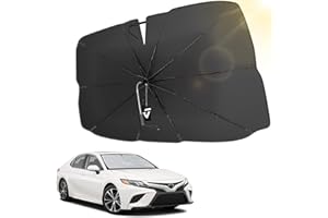 Joytutus Ombrello Parasole Auto, Parasole Auto Parabrezza Interno, Ombrello Parasole per Parabrezza Blocca il 99.9% dei Raggi UV, per Auto, Camion, Autocarri