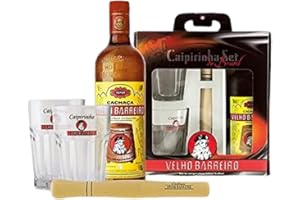 Caipirinha Set do Brasil - Cachaca Velho Barreiro