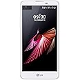 LG X Screen Smartphone, Display IPS 4.93" HD, 4G LTE, Fotocamera 13MP con frontale 8MP, Memoria interna 16 GB, 2 GB RAM, Bian