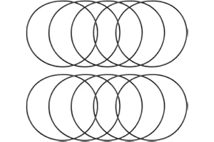 UXCELL sourcing map Nitrilo Caucho Tóricas Juntas 65mm OD 62mm ID 1,5mm Ancho Métrico Sellado Empaquetadura, Paquete de 10