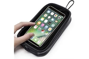 ‎FYBLOSSOM FYBlossom Handyhalterung für Fahrrad und Motorrad - Universal Magnet Tank Handyhalter Tasche mit Transparentem Fenster, Wasserdicht Tankrucksack