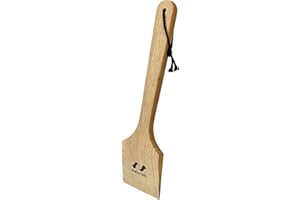 Naturolic All-Natural Grillschaber aus Holz zum Grillen, 35,6 cm, Grillreiniger, Holzschaber, Grillrostreiniger und Grillreiniger, borstenfreier Grillschaber für Grillreinigung, umweltfreundlich