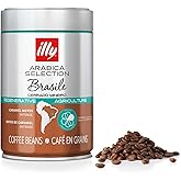 illy Arabica Selection Brasile Cerrado Mineiro Kaffeebohnen: zu 100% aus zertifiziert regenerativem Anbau – 250g Dose