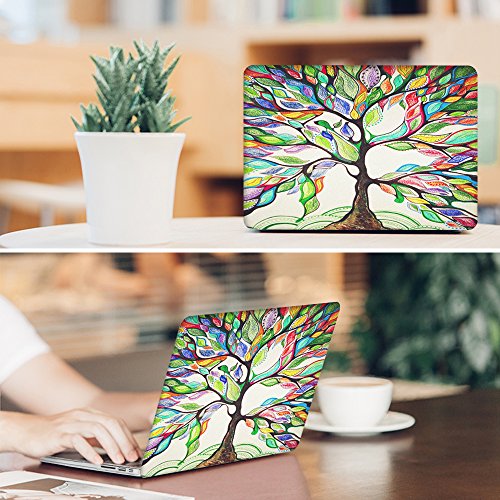 Fintie H  lle f  r MacBook Air 13 - Ultrad  nne Plastik Hartschale Schutzh  lle Snap Case f  r Apple MacBook Air 13 3 Zoll  A1466 A1369   Liebesbaum