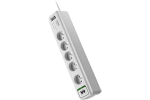 APC BY SCHNEIDER ELECTRIC APC PM5T-FR wyjście 5AC 230 V 1,83 m biały - ochrona przed napięciem (918 J, 5 wyjścia AC, typ E (FR), 2300 W, 24000 A, 1, 83 m)