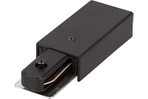 EDO - Système SEVA - Alimentation en Saillie pour Rail de Plafond Noir - Alimentation Terminale d’Éclairage Monophasé max. 600W LED - SEVA Power Black 220–240 V, IP20 Éclairage sur Rail