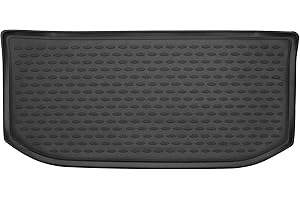 ‎ELEMENT Element Kofferraumwanne passend für VW Up, NUR OBERER LADEBODEN, 2011-Heute, 100% passgenaue Antirutschmatte Auto, Gummimatte Auto, Kofferraum Schutzmatte, Schwarz