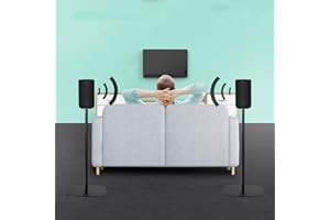 CBDYWVR Speaker Stands Designed for Sony's SA-RS5 Wireless Rear Speaker Home Theater Speaker, Pair of RS5 Speaker Stands with Cable Management (Bracket only)