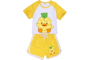 WLIN Georgie Summer Moriah Elizabeth Toddler T Shirt Shorts Casual Sports Suit Kids Clothes Baby Boys Girls Tops Set for Kids
