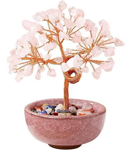 Albero di cristallo di quarzo trasparente 300 pietre / Albero di