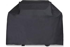 AMOYERIC Housse imperméable pour Barbecue extérieur Maison Jardin Pluie poussière pour Barbecue Grill à gaz de Protection d'écran (S:145x61x117cm)