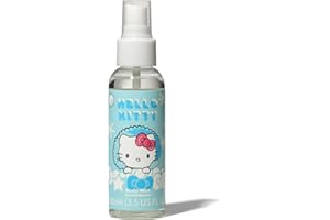 Hello Kitty Body Mist – 100ml Light Fragrance Sprays with Seasonal Scents – Fun Everyday Mist Long-Lasting 6 Hours Body Mist for Women (Frosted Berries)