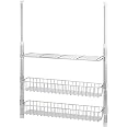 Étagère à Fleurs Télescopique Bremermann - 4 Plateaux Bambou | Hauteur Réglable 140-290cm