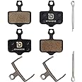 Dymoece 2 Sets Bicycle Disc Brake Pads for Avid Elixir 1 3 5 7 9 R ER CR Mag Sram XX X7 X9 XXWC DB1 DB3 DB5(Resin,Semi-Metallic,Sintered Metal)