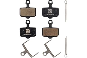 Dymoece 2 Sets Bicycle Disc Brake Pads for Avid Elixir 1 3 5 7 9 R ER CR Mag Sram XX X7 X9 XXWC DB1 DB3 DB5(Resin,Semi-Metallic,Sintered Metal)